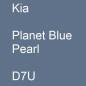 Preview: Kia, Planet Blue Pearl, D7U.